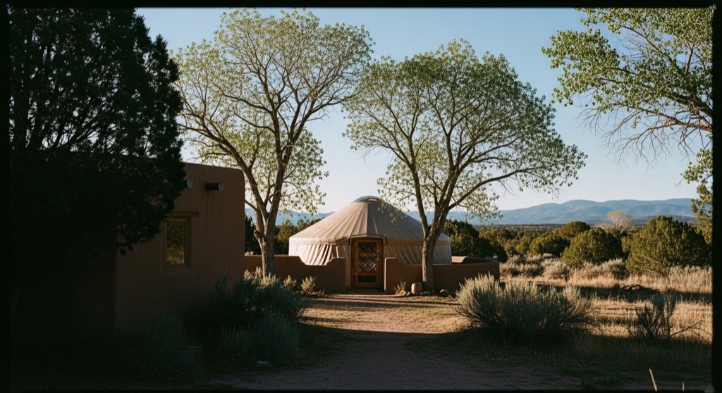 The Wellness Yurt at Los Poblanos