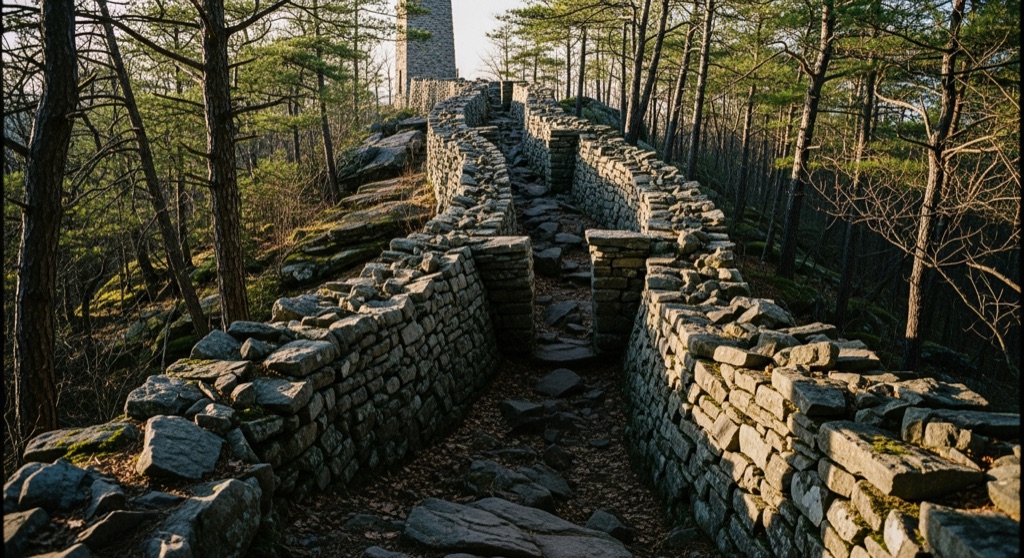 Fort Mountain Ancient Stone Wall