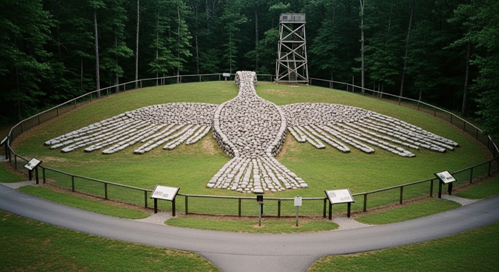 Rock Eagle Effigy Mound