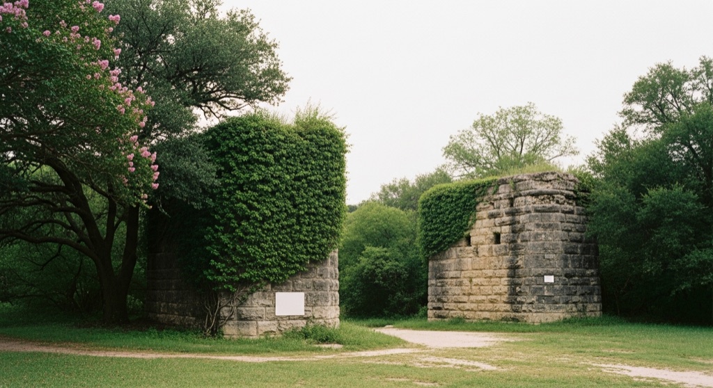 Historic Ruins of Old Barton Creek Bridge