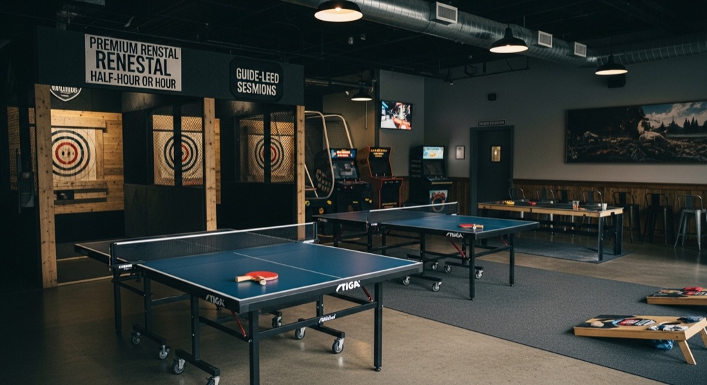 Base Camp Pong + Axe