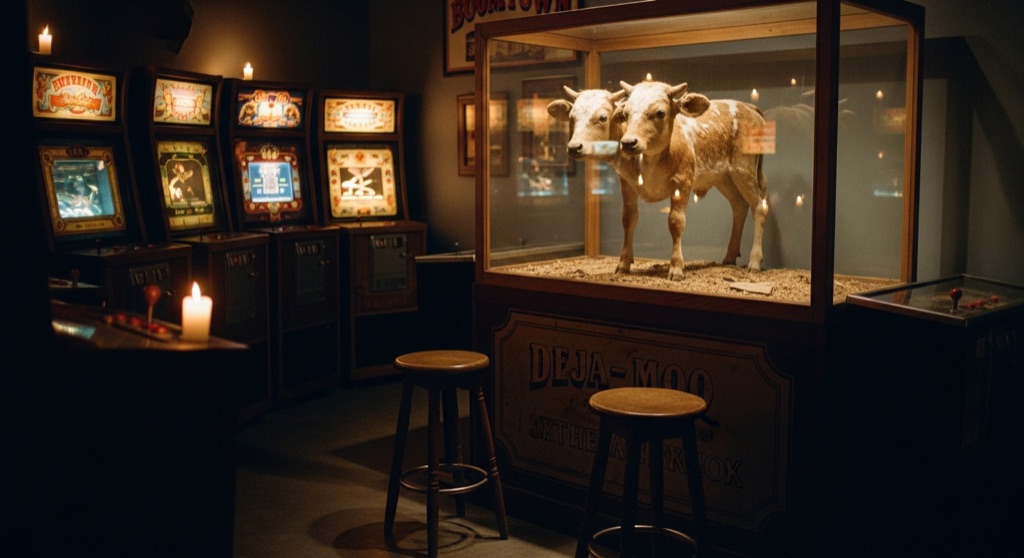 Deja-Moo, the Two-Headed Calf at the Idaho State Museum
