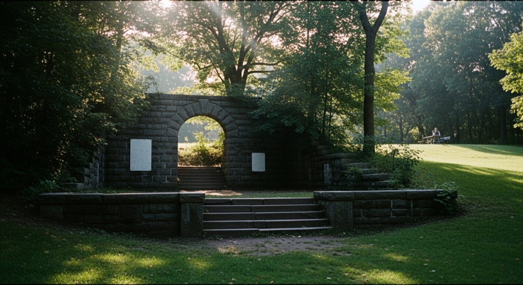 Franklin Park - Overlook Shelter Ruins