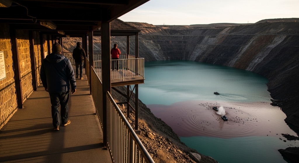 Berkeley Pit Viewing Stand