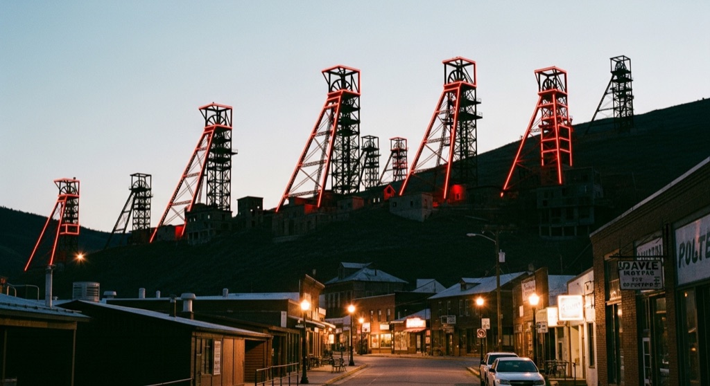 Butte's Headframes (Gallows Frames)