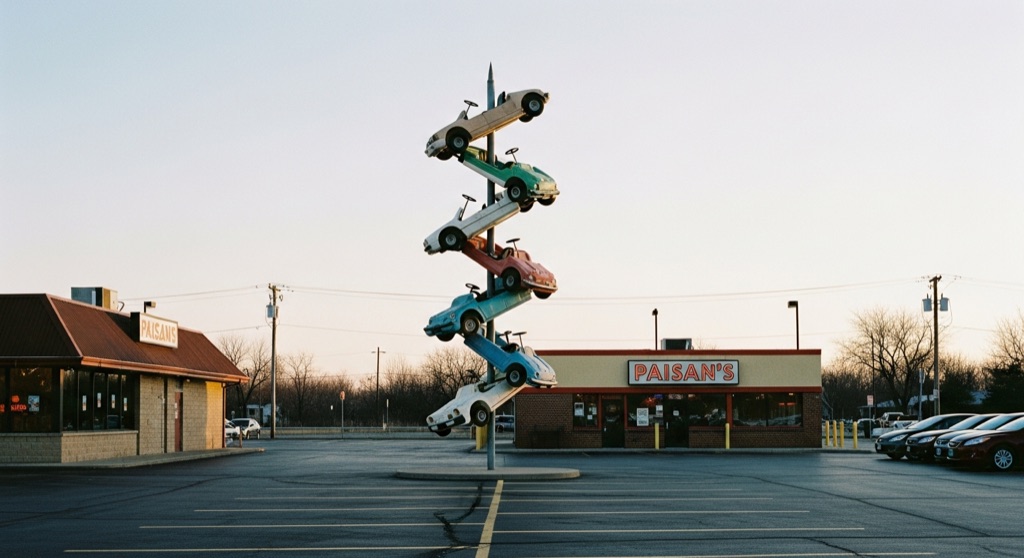 The Spindle (Car Kebab) at Paisan's