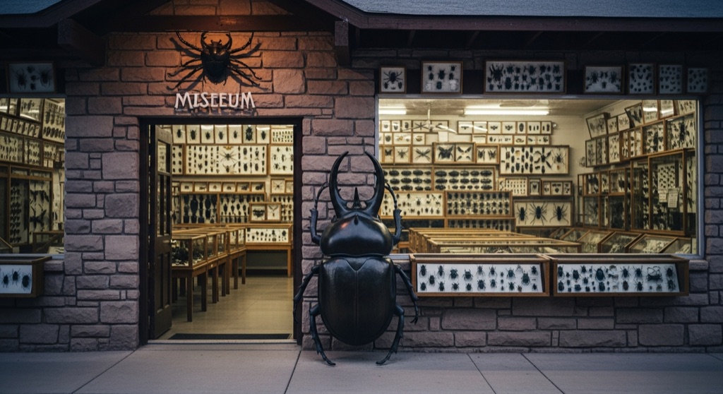 May Natural History Museum & Herkimer the Giant Beetle