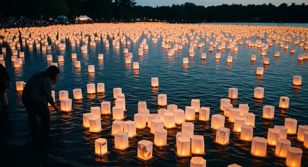 Water Lantern Festival at Prospect Lake