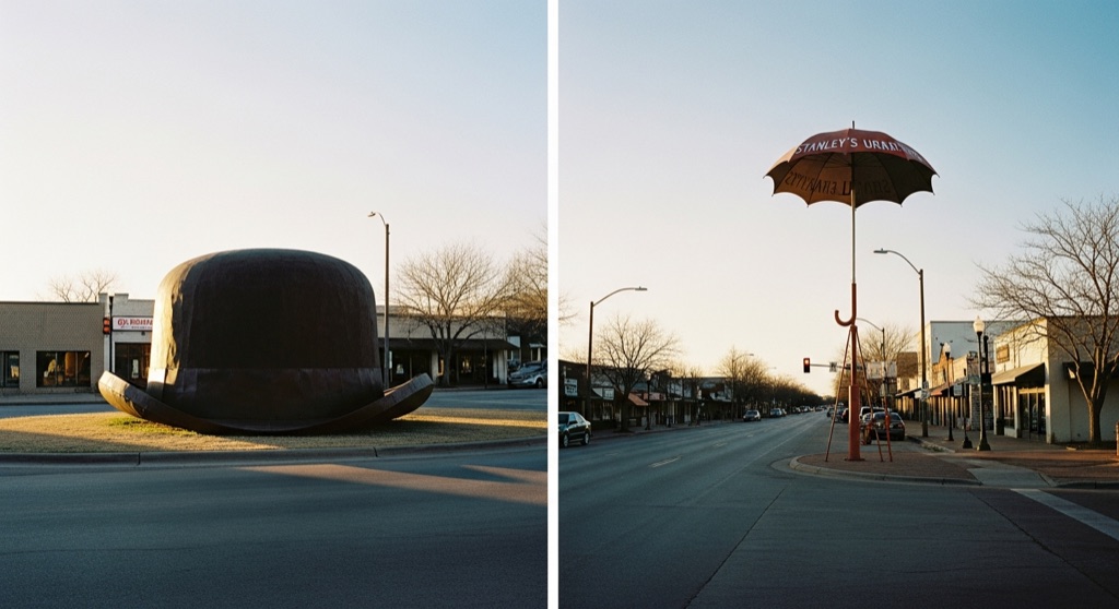 Cedars Bowler Hat & Stanley's Umbrella