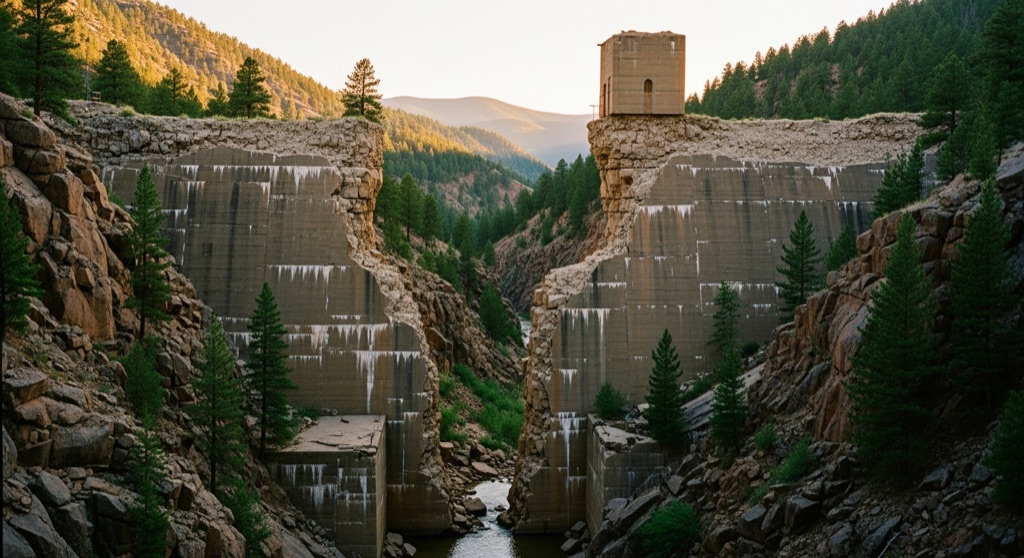 Castlewood Canyon Dam Ruins