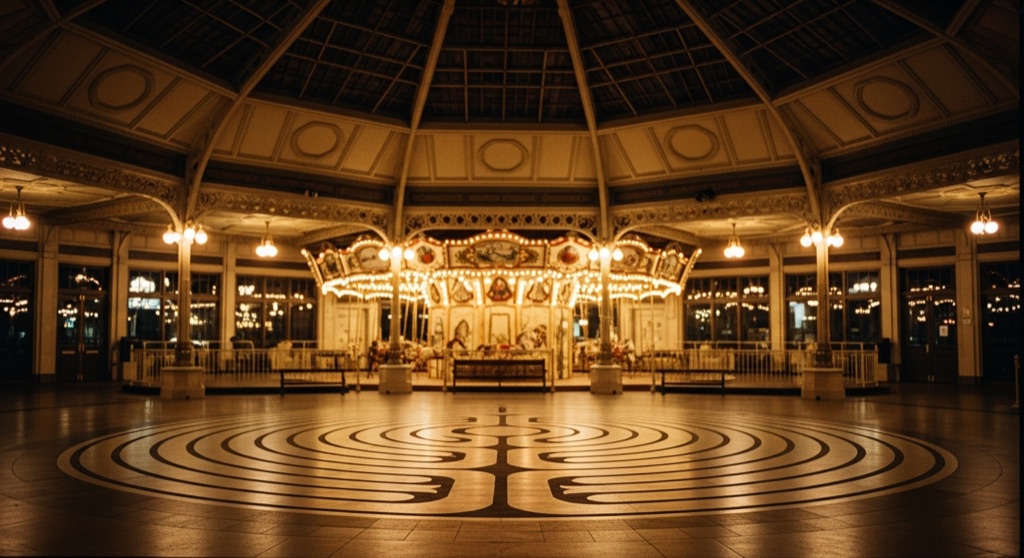 Old Elitch Carousel Dome (with floor labyrinth)