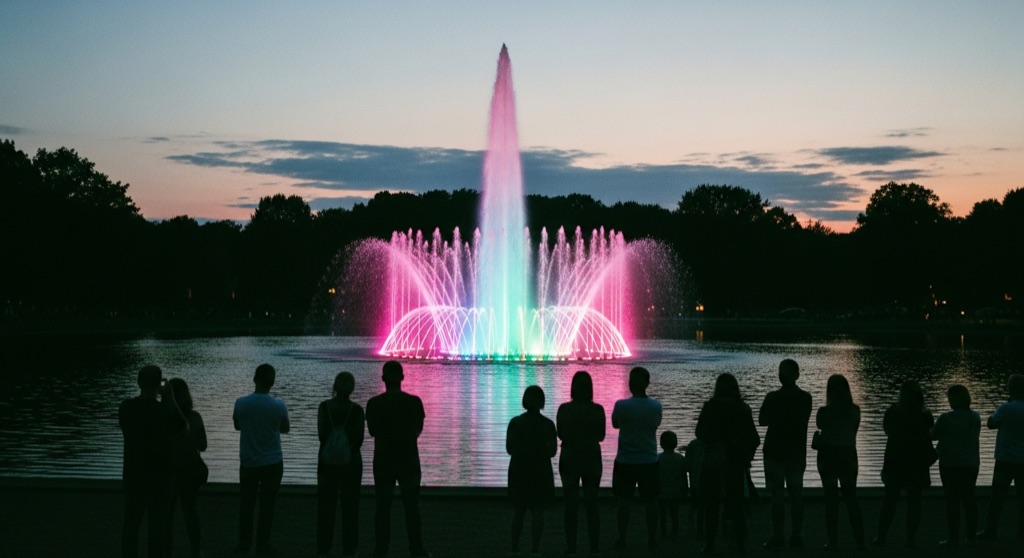 Prismatic Electric Fountain (Ferril Lake)