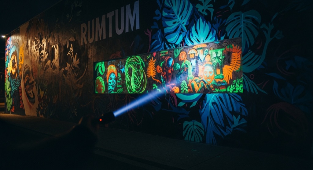 RUMTUM UV-Reactive Mural