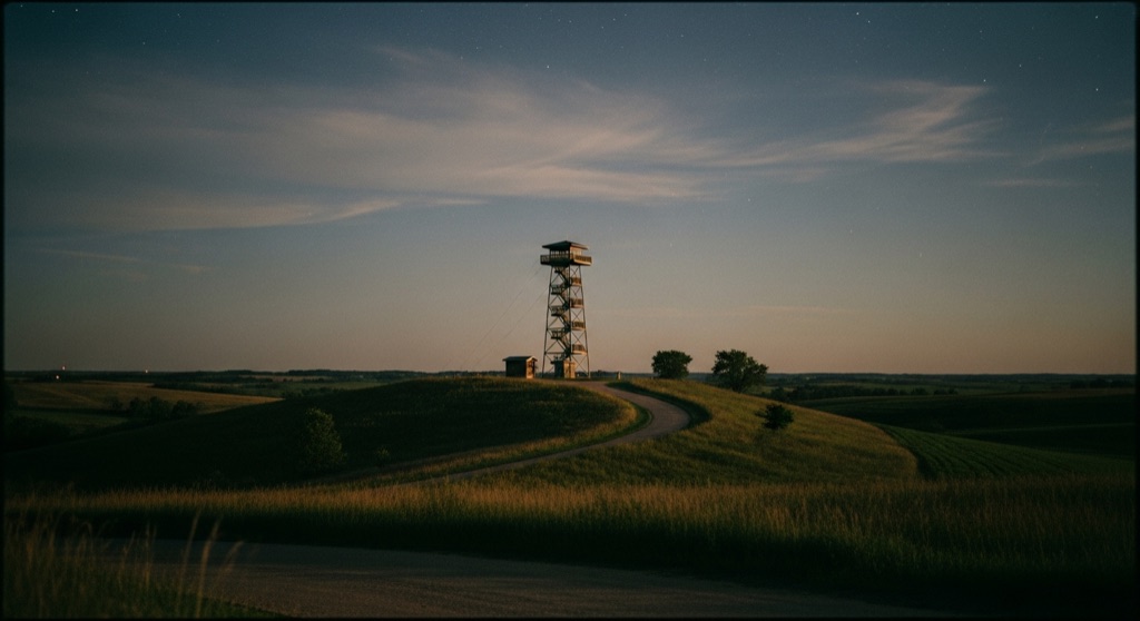 Annett Nature Center observation tower