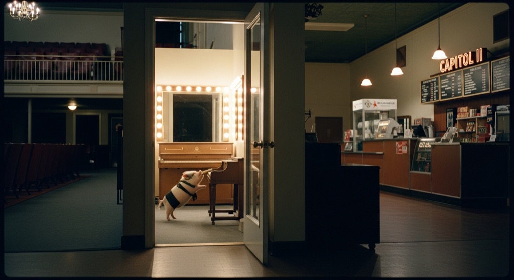 Joy the Movie Theater Pig (Capitol II Theatre)