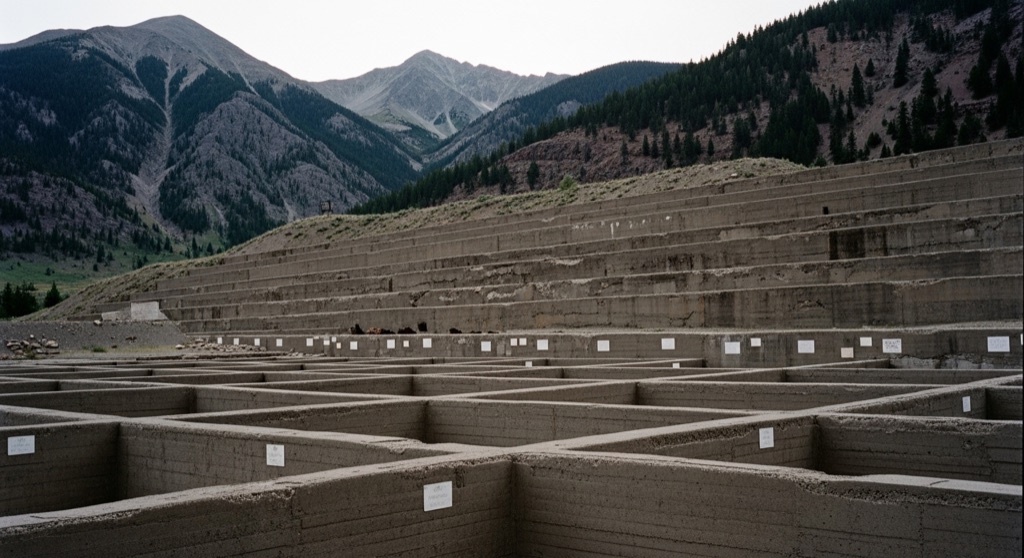 Gold Prince Mill at Animas Forks - building foundation