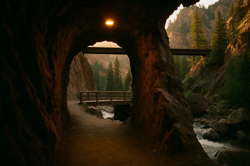 Ouray Perimeter Trail (Tunnel, Troll & Four Waterfalls)
