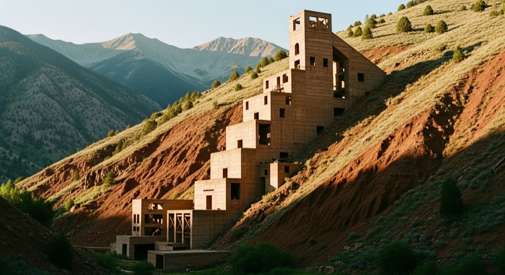 Sunnyside Mill foundation & ruins