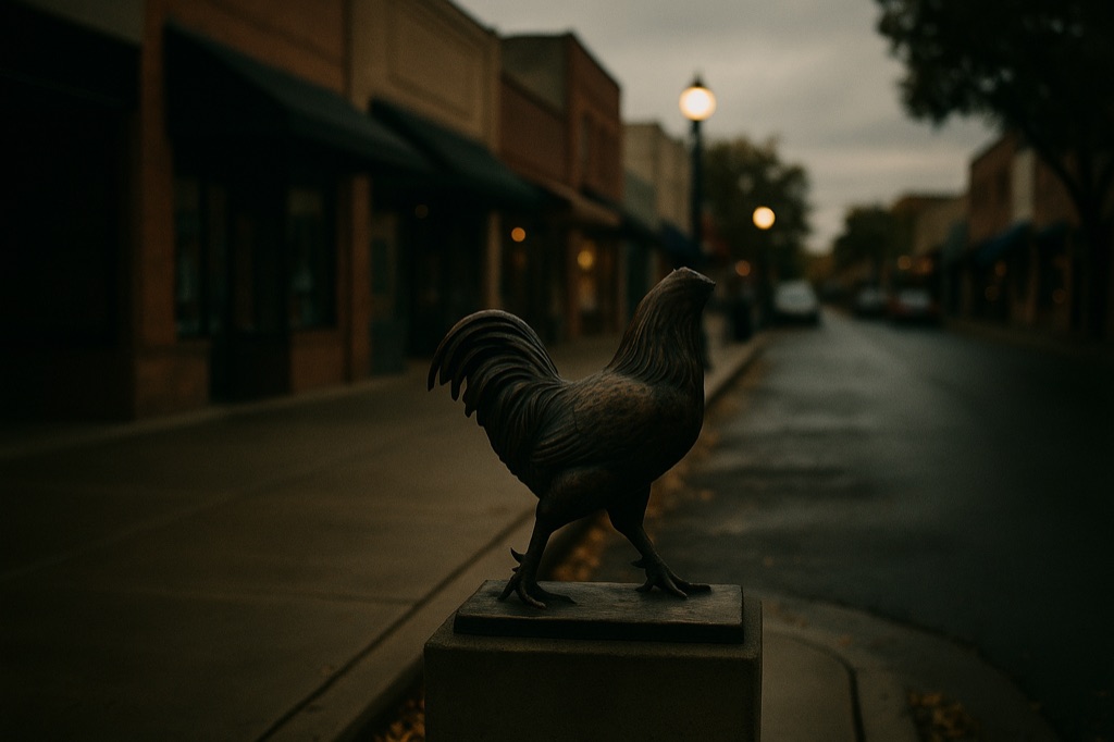 Mike the Headless Chicken Statue