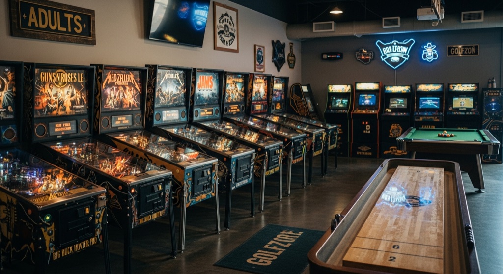 The Lewis & Clarkade (Lewis & Clark Tap Room)