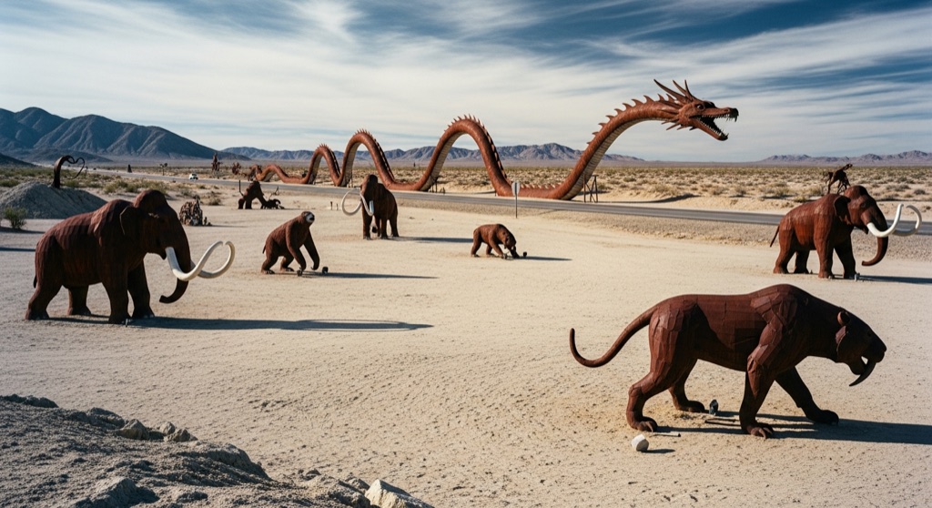 Galleta Meadows Sky Art Sculptures