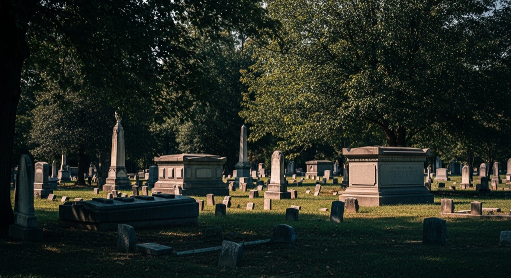 Burks Family Cemetery in Springs Shopping Center