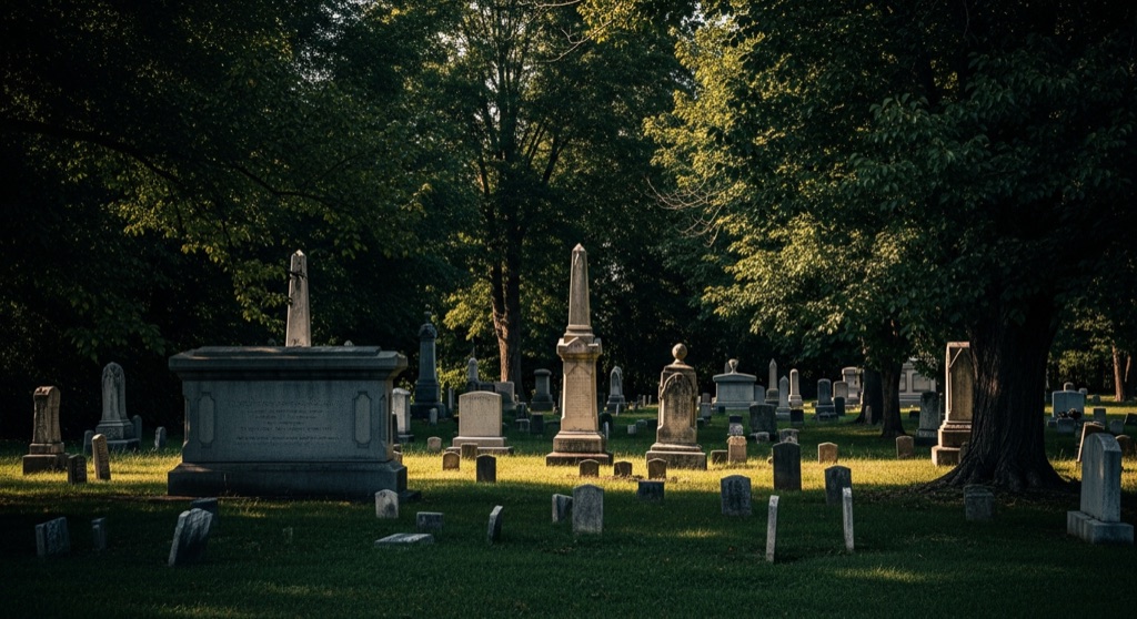 Harry Collins Magician Memorial at Cave Hill Cemetery