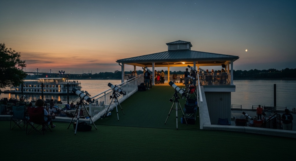 Rooftop Stargazing at Beale Street Landing