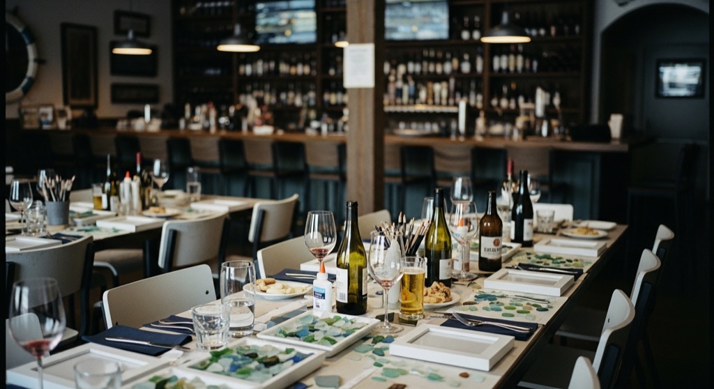 The Wine Experience — Sea Glass Art Workshop