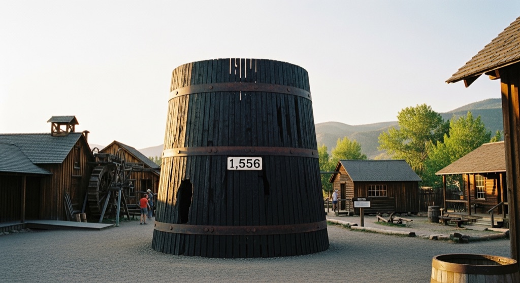 World's Largest Cedar Bucket (Cannonsburgh Village)