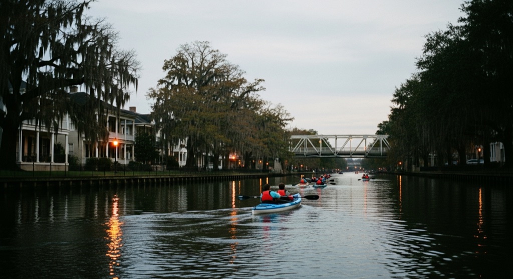 Bayou Paddlesports Night Paddle