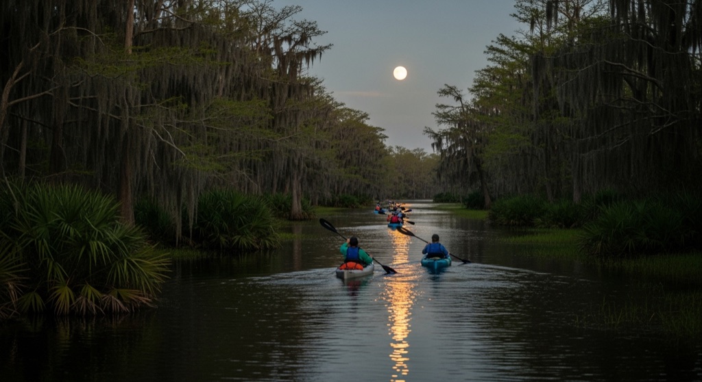 Canoe & Trail Adventures Moonlight Paddle
