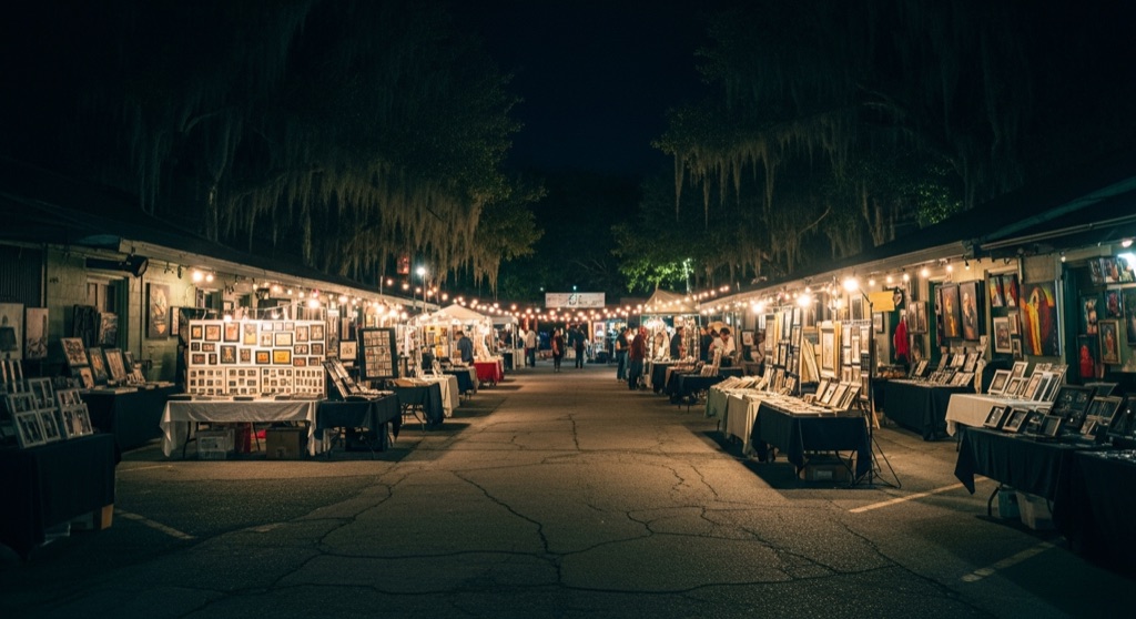 Frenchmen Art Bazaar Night Market