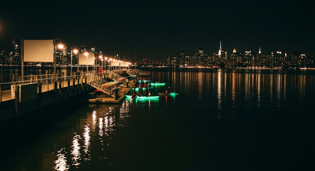 Manhattan Kayak Neon Night Paddle