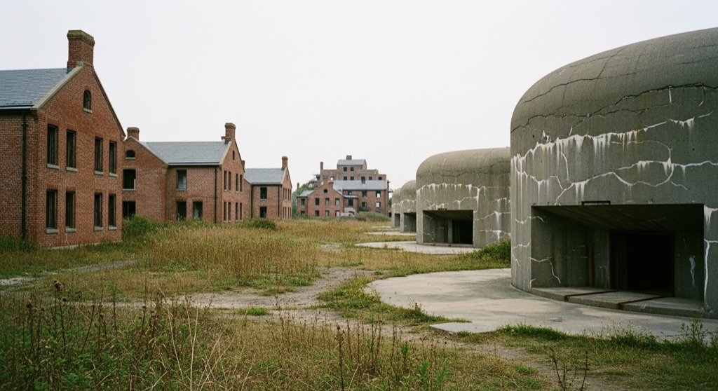 Ruined Military Structures of Fort Hancock