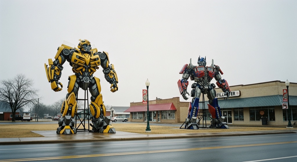 G&M Body Shop Giant Transformers (Optimus Prime & Bumblebee)