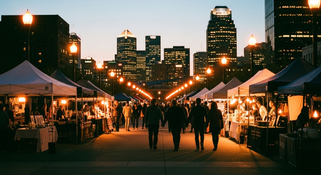 Night Market at Scissortail Park