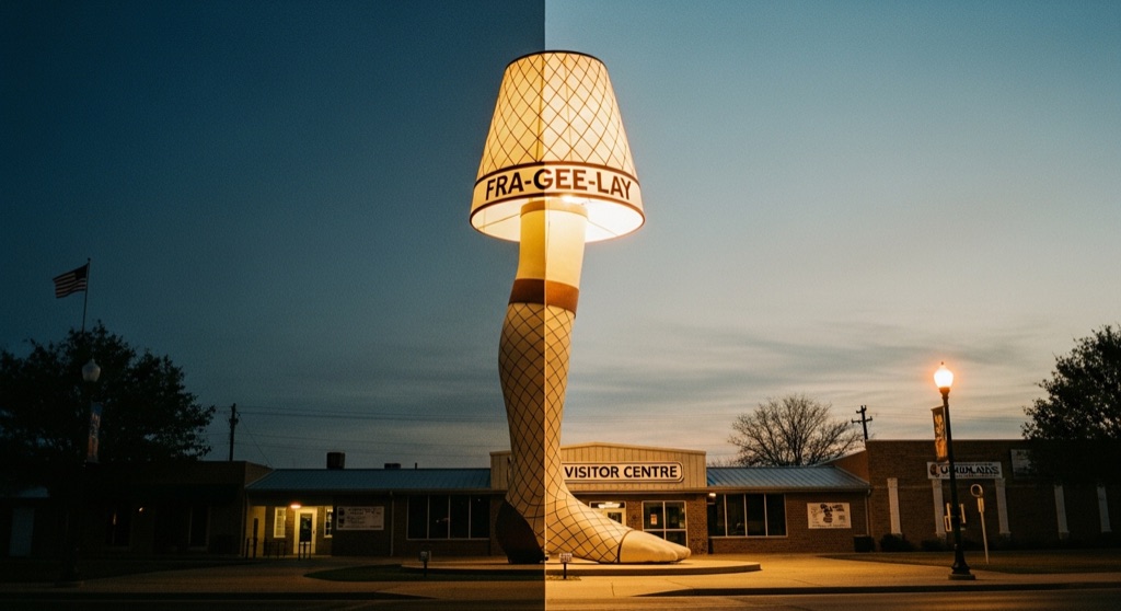 The Chickasha Leg Lamp