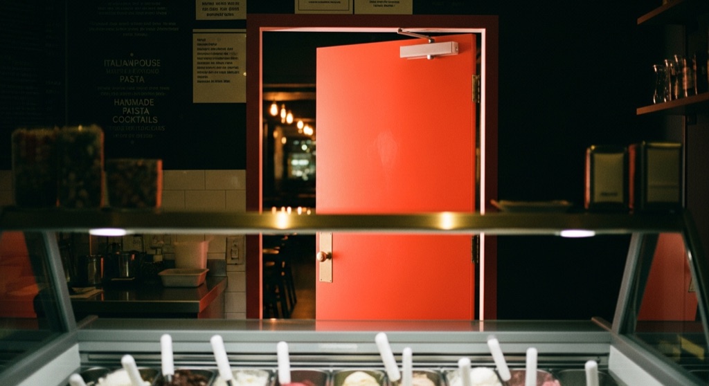 Behind the Red Door at Vita