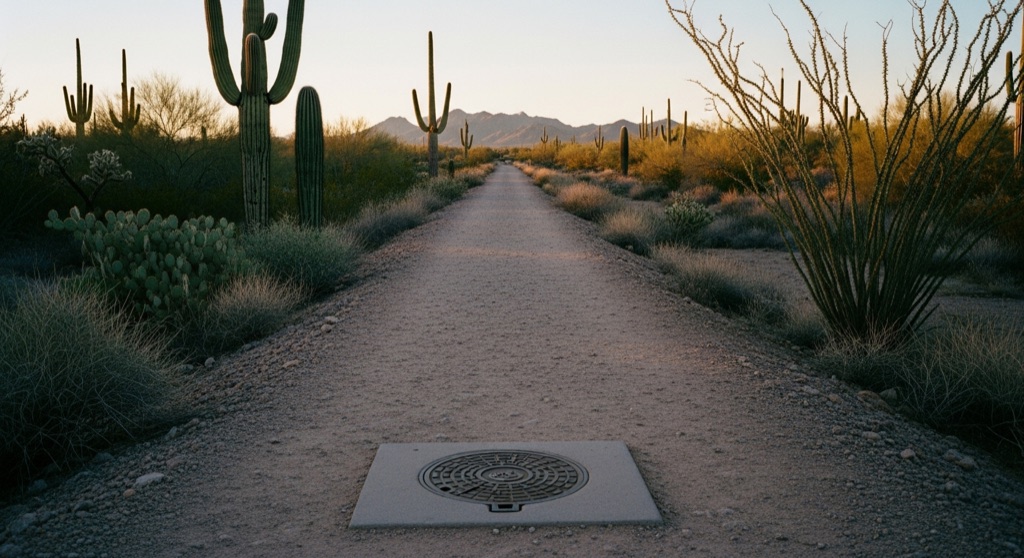 Great Papago Escape Tunnel Marker