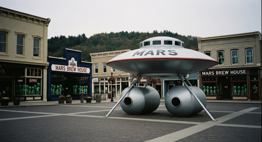 Mars Flying Saucer