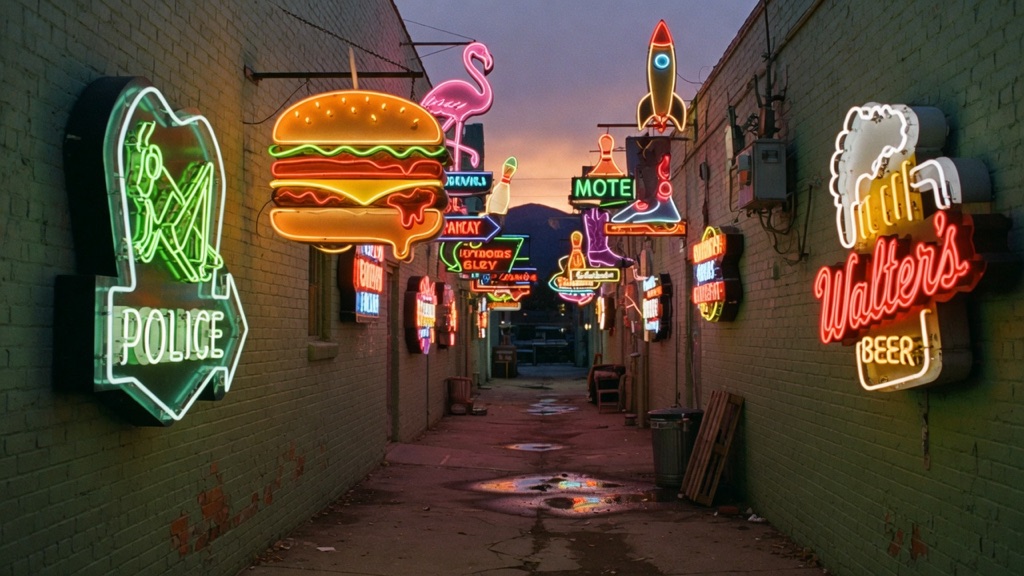 Pueblo Neon Alley