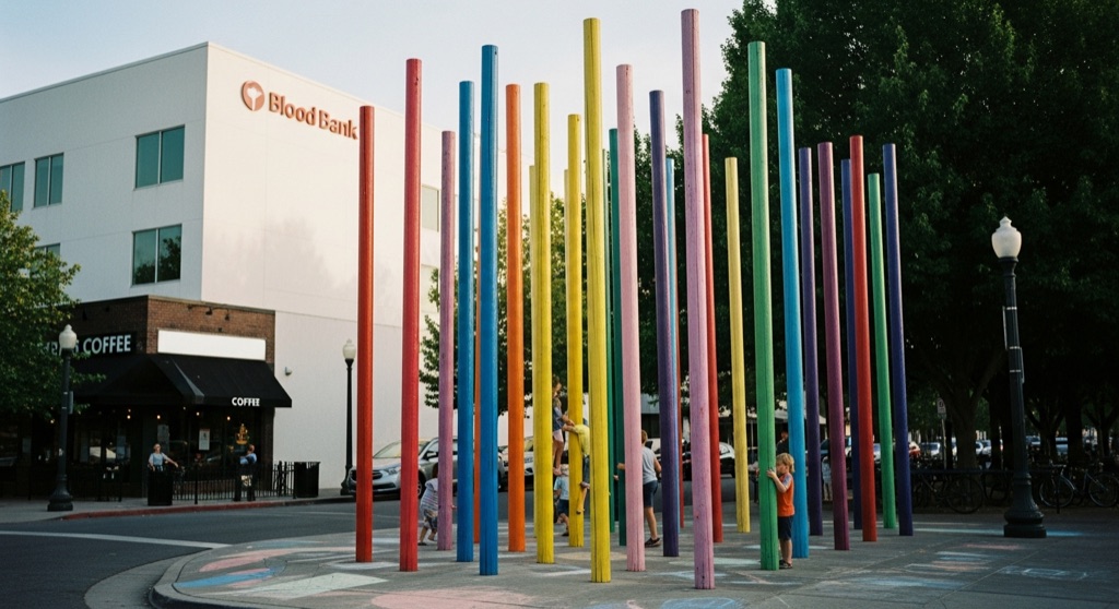 Rainbow Poles