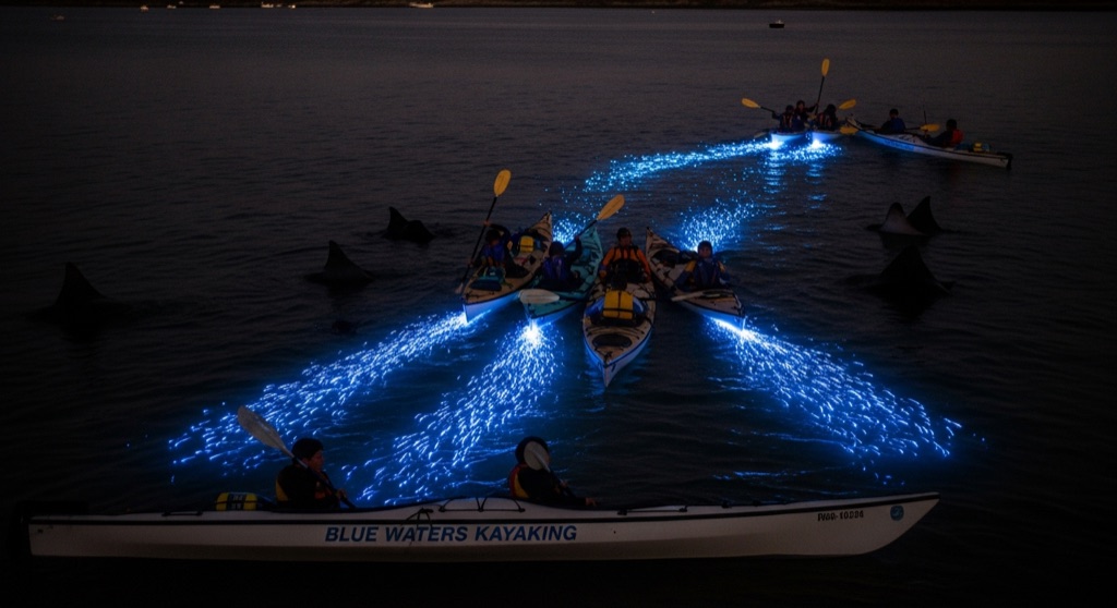 Bioluminescence Night Kayak Tour, Tomales Bay