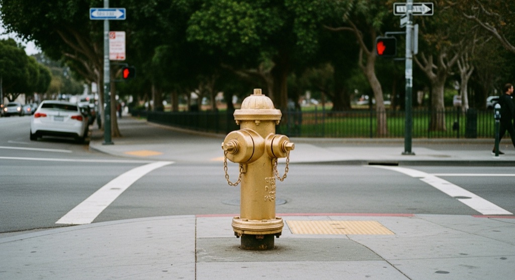 The Golden Fire Hydrant