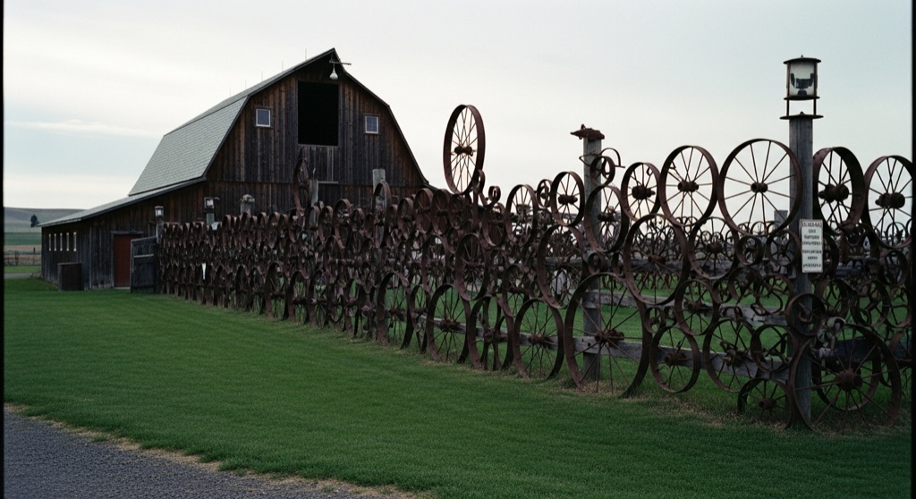 Artisans at the Dahmen Barn (Fence of 1,000 Wheels)