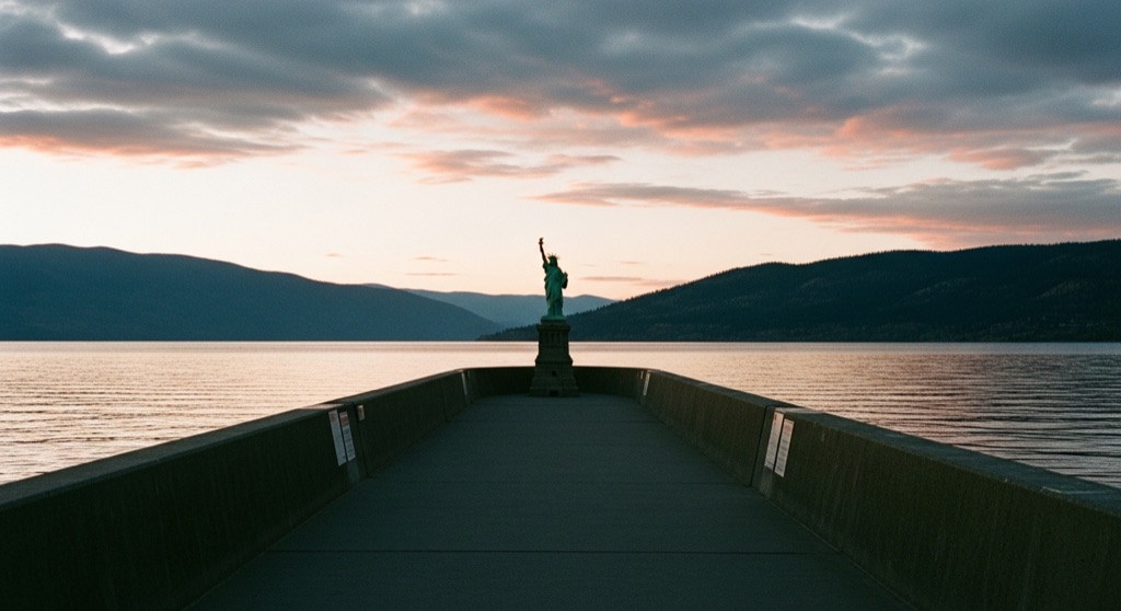 Sandpoint's Statue of Liberty (Lady Liberty of the Lake)