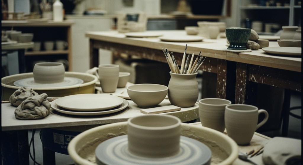 Spokane Art School — Wheel Throwing a Dinner for Two