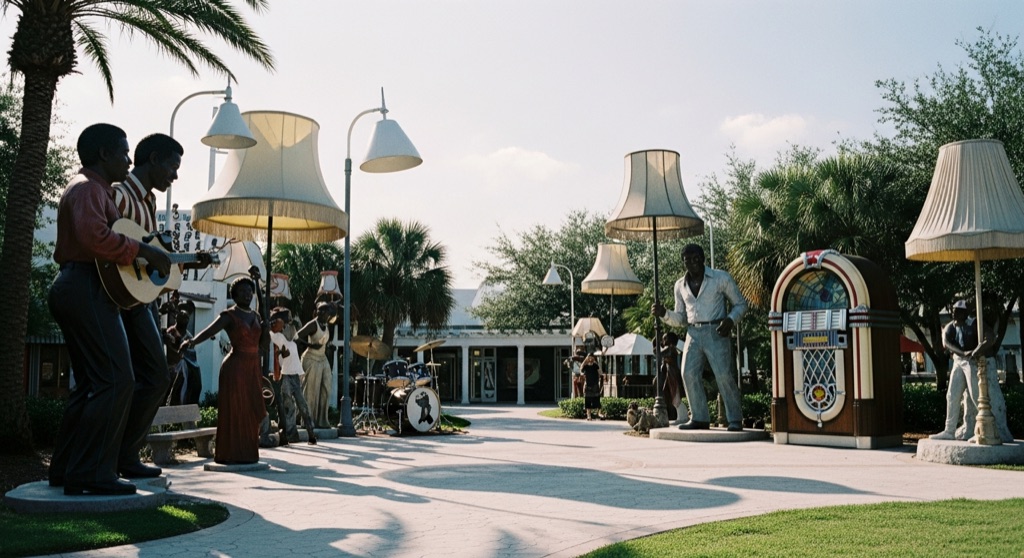 Perry Harvey Sr. Park Gateway Sculptures