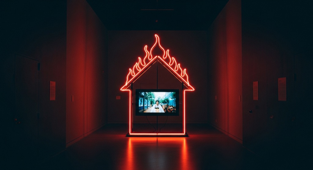 Glenstone Museum — Alex Da Corte's Rubber Pencil Devil (Hell House)